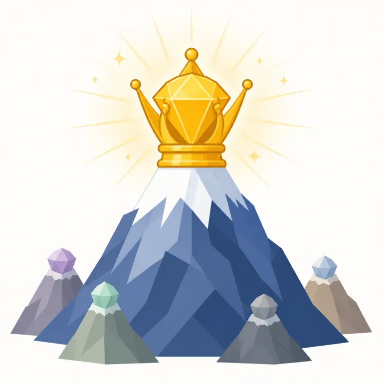 ultimate（究極の・形容詞）の覚え方イラスト — この意味の ultimate は、単に最後というより「これ以上ないほど高い段階に達した」という評価を表します