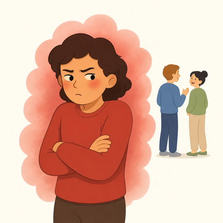 umbrage（憤り・名詞）の覚え方イラスト — まず「take umbrage at ...」をひとかたまりで覚えるのが近道