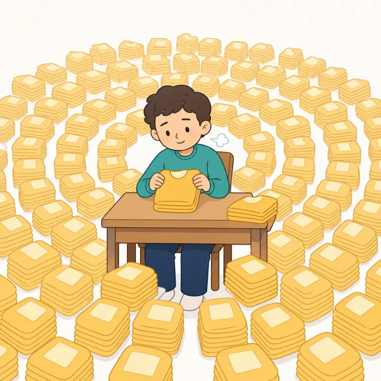 umpteenth（何度目かわからないほど・形容詞）の覚え方イラスト — umpteenth は「正確な数字を言う気がないほど多い回数」を表す口語表現として覚える