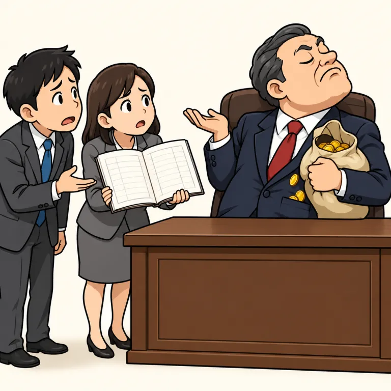 unaccountable（説明責任のない・adjective）の覚え方イラスト