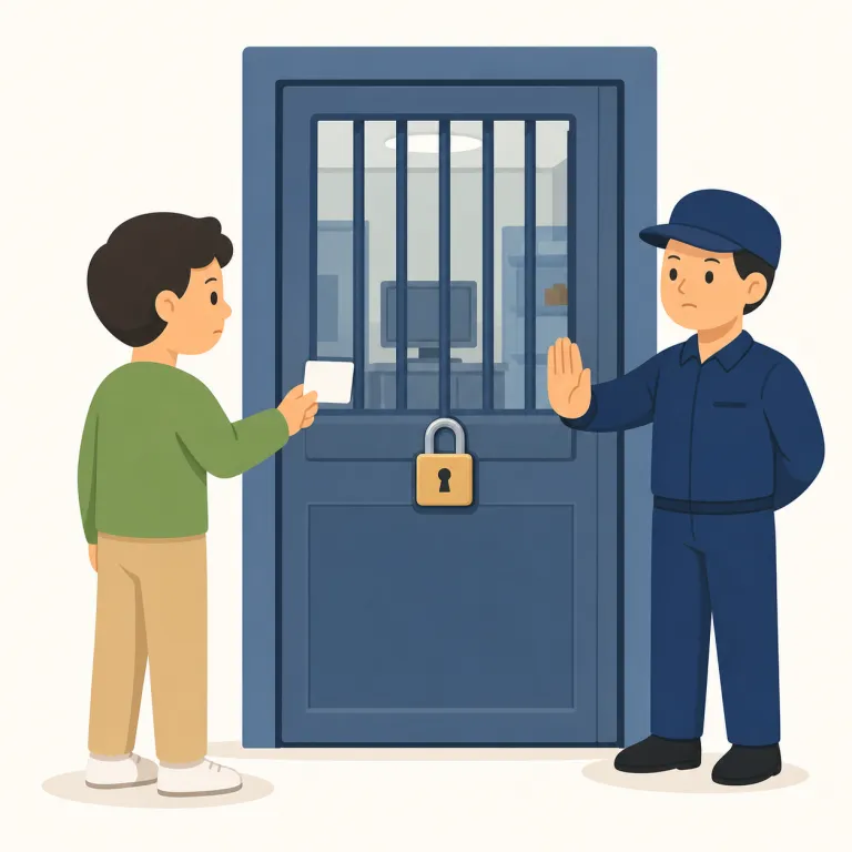 unauthorised（無許可の・形容詞）の覚え方イラスト — unauthorised は authorise「許可する」に un- が付いた形で、「正式な許可を受けていない」と考えます