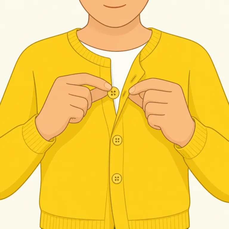 unbuttoningの覚え方イラスト