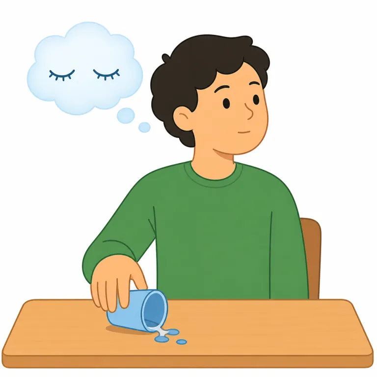 unconsciously（無意識に・副詞）の覚え方イラスト — まず conscious「意識している」を軸にすると覚えやすいです