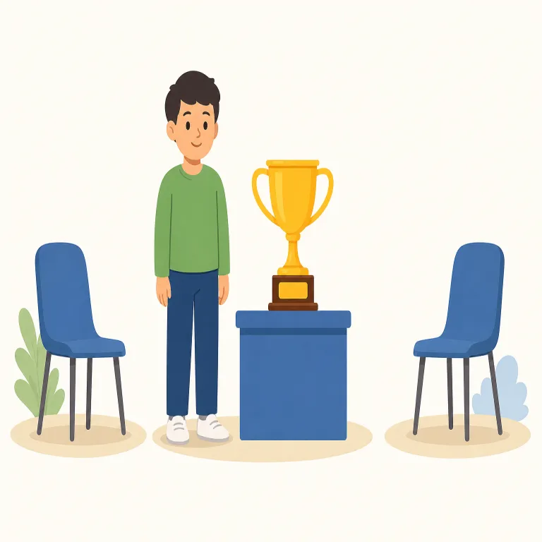 uncontested（異議のない・形容詞）の覚え方イラスト