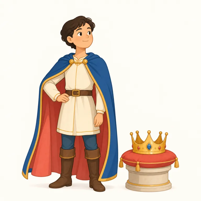 uncrowned（無冠の・形容詞）の覚え方イラスト — un- は「ない」、crowned は「冠を授けられた」なので、uncrowned はそのまま「冠を授けられていない」と分けられます