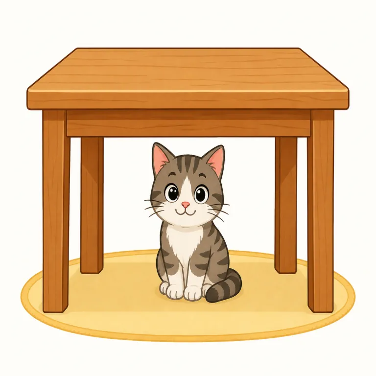 underneathの覚え方イラスト