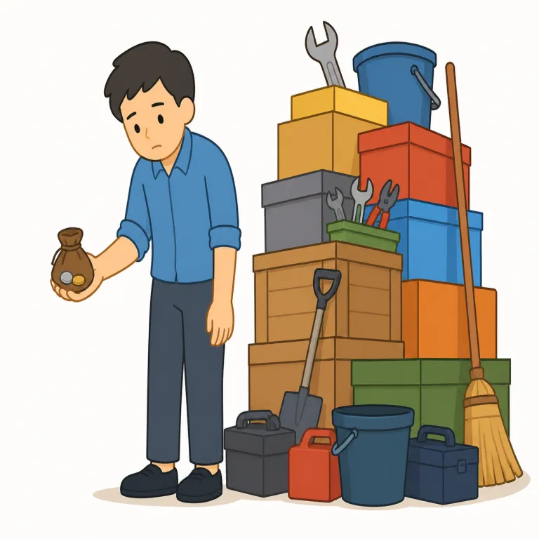 underpaid（給料が少ない・形容詞）の覚え方イラスト