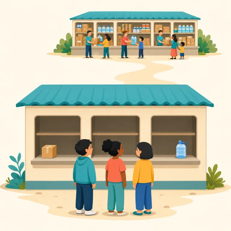 underserved（十分なサービスを受けられていない・形容詞）の覚え方イラスト — under + served で「十分に serve されていない」と分けると覚えやすい