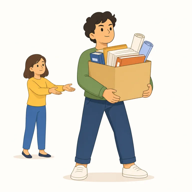 undertake（引き受ける・動詞）の覚え方イラスト — このエントリでは undertake を「着手する」ではなく、「仕事や責任を引き受ける」という意味で覚えます