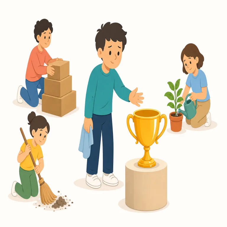 undeserving（（賞賛・同情・報酬などに）値しない・形容詞）の覚え方イラスト — まず un- + deserving と分けると覚えやすいです
