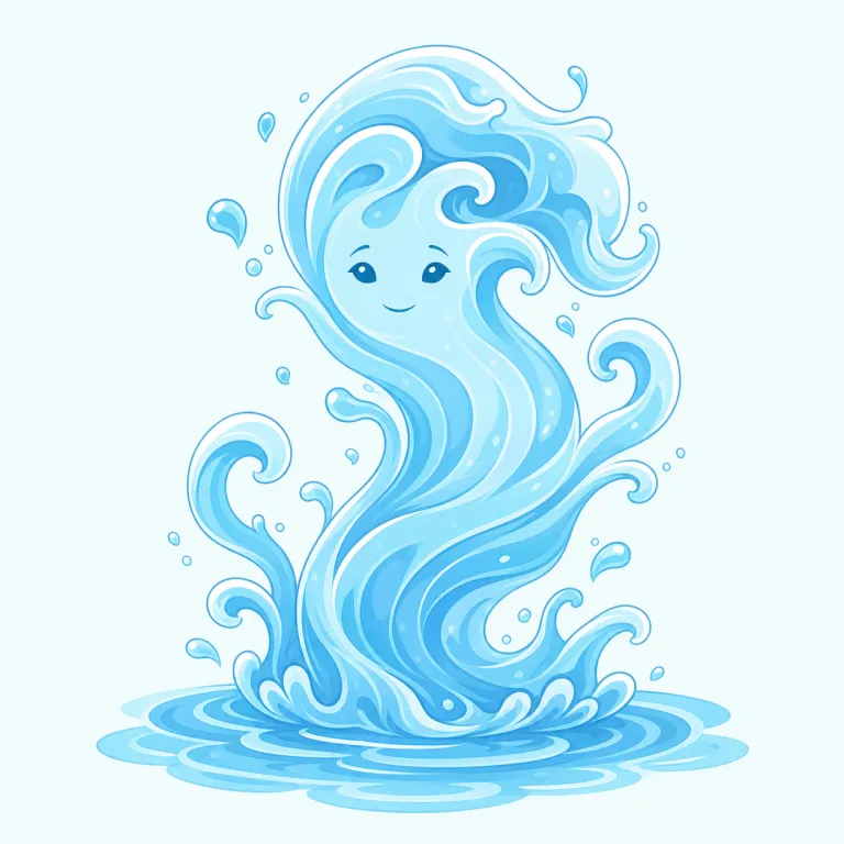 undine（水の精霊・名詞）の覚え方イラスト — fantasy語として覚えると定着しやすい