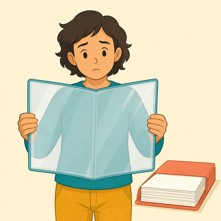 undocumented（無書類の・形容詞）の覚え方イラスト — document は「文書・書類」、documented は「書類で証明された」と考えます