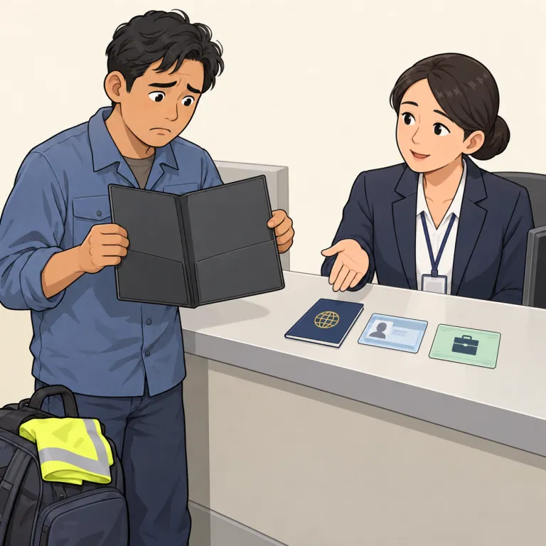 undocumented（必要書類のない・adjective）の覚え方イラスト