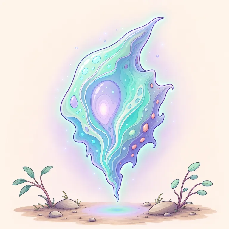 unearthly（この世離れした・形容詞）の覚え方イラスト — unearthly は un-「でない」+ earthly「地上の、この世の」から成り、「この世のものとは思えない」ほど異様・神秘的な形容詞です
