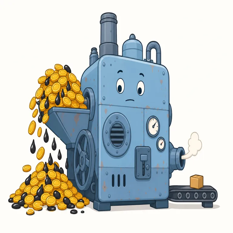 uneconomical（不経済な・形容詞）の覚え方イラスト — まず un- が付くと「反対・否定」になり、economical「節約になる、効率のよい」の逆だと捉えると覚えやすいです
