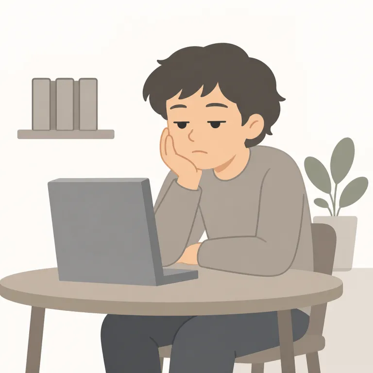 unexcitingの覚え方イラスト