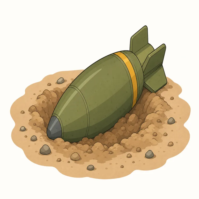 unexploded（不発・形容詞）の覚え方イラスト — まず explode「爆発する」と explosion「爆発」を知っていれば、exploded は「爆発した」
