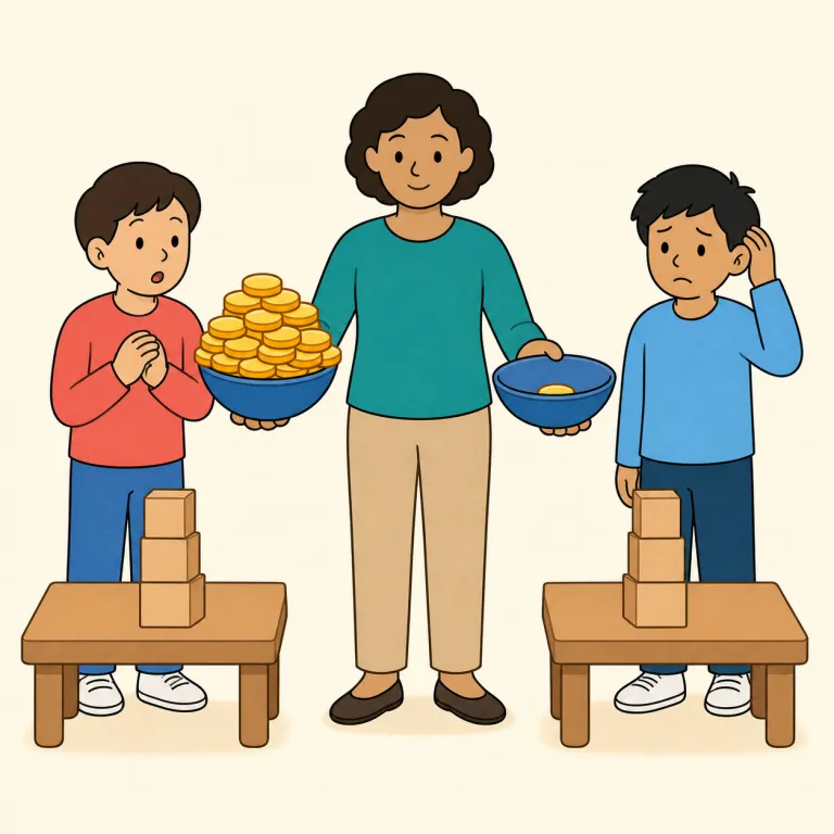 unfairly（不当に・副詞）の覚え方イラスト — まず fair＝「公正な」を確実に押さえると、unfair はその反対で「不公正な」、さらに -ly が付いて「不公正にやる／扱う」という副詞だと整理できます