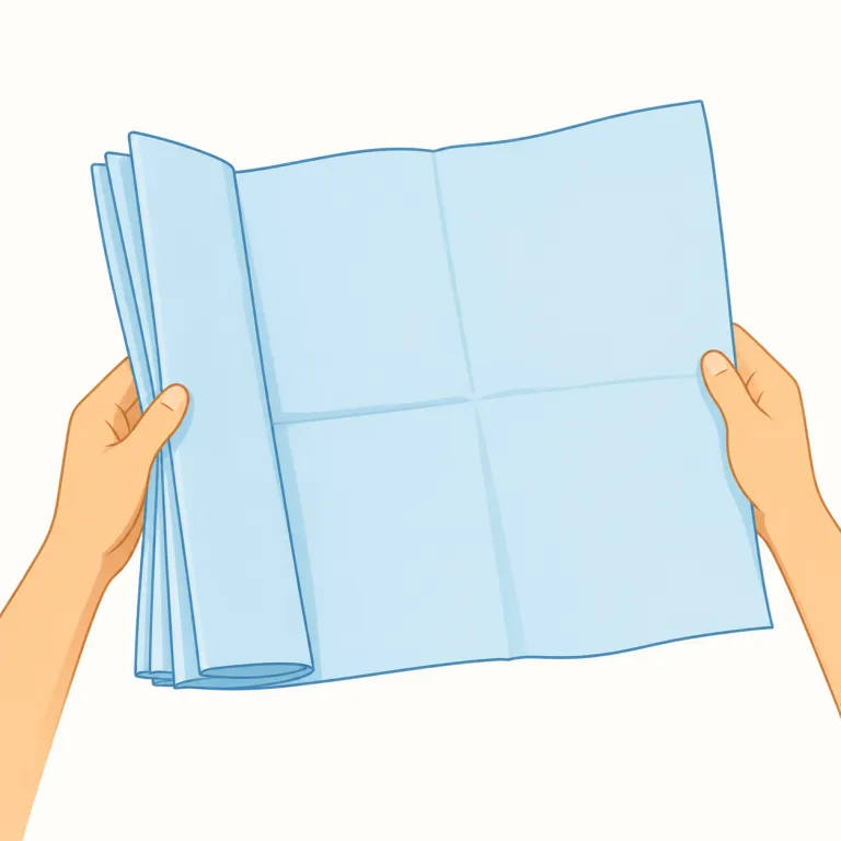 unfold（広げる・動詞）の覚え方イラスト — まず fold＝「折りたたむ」を軸に置くと覚えやすいです