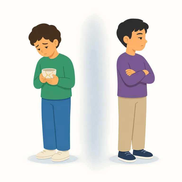 unforgiven（許されていない・形容詞）の覚え方イラスト — forgive（許す）が分かれば、その過去分詞 forgiven は「許された」