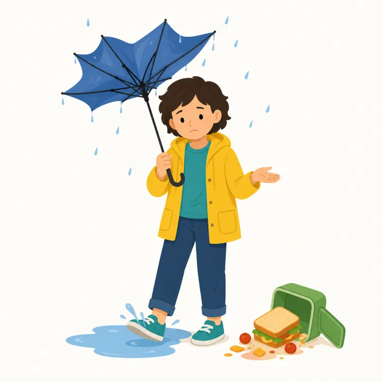 unfortunateの覚え方イラスト