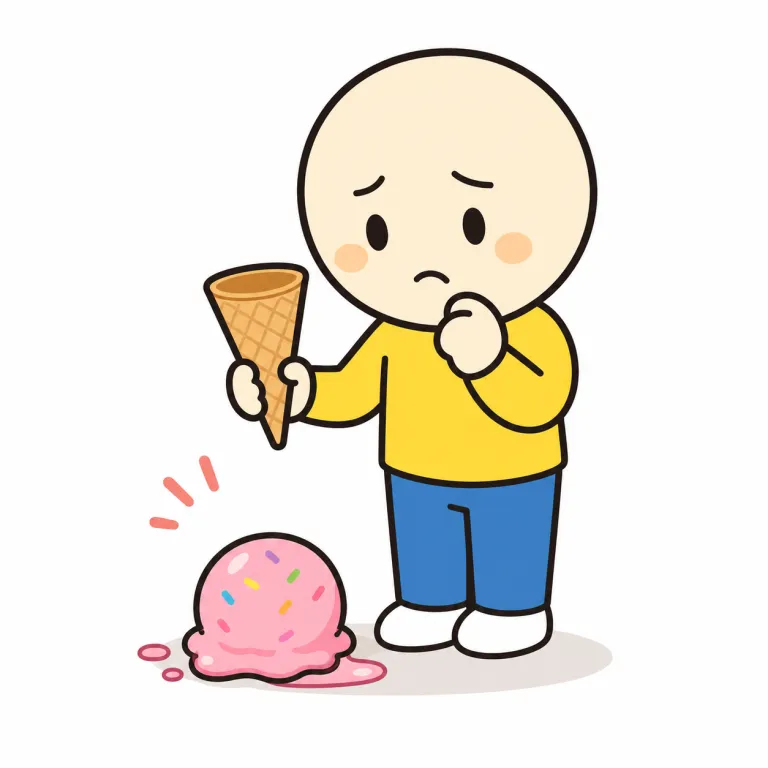 unfortunate（残念な・adjective）の覚え方イラスト