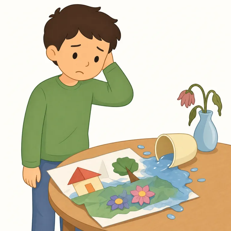 unfortunately（残念ながら・副詞）の覚え方イラスト — fortunately「幸いにも」に否定の un- を付けると unfortunately「残念ながら」になります
