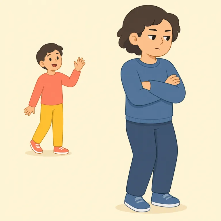 unfriendly（敵対的な・形容詞）の覚え方イラスト — まず friendly を確実に押さえると覚えやすいです