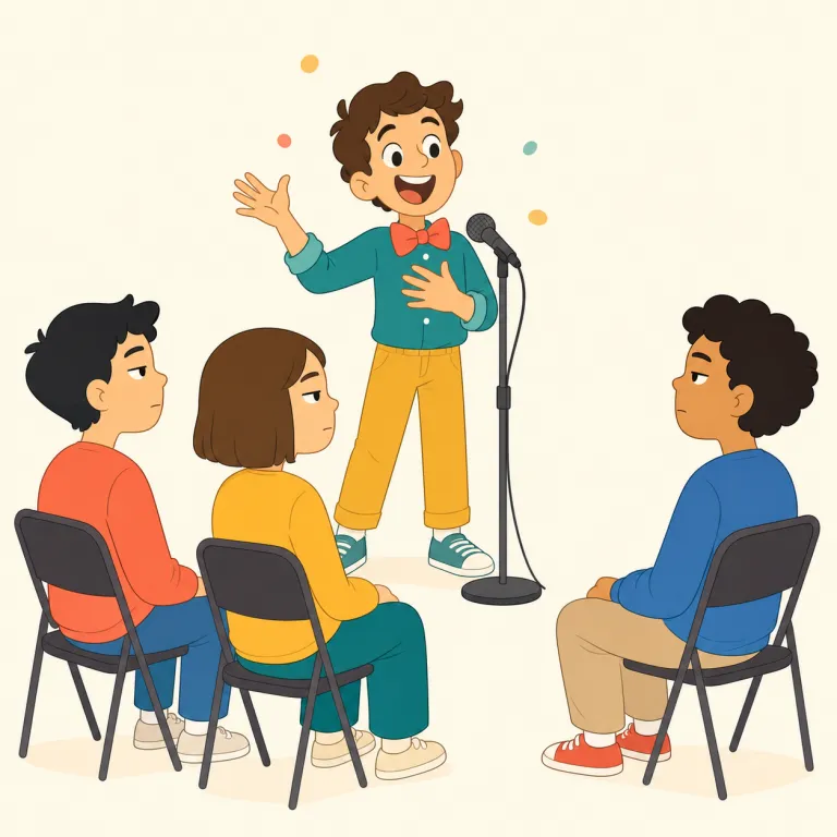 unfunny（面白くない・形容詞）の覚え方イラスト — まず funny が「おかしい・笑える」