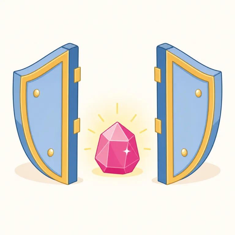unguarded（無防備な・形容詞）の覚え方イラスト — guard「守る・警戒する」が分かれば、un- が付いて「守られていない／警戒していない」と取れる