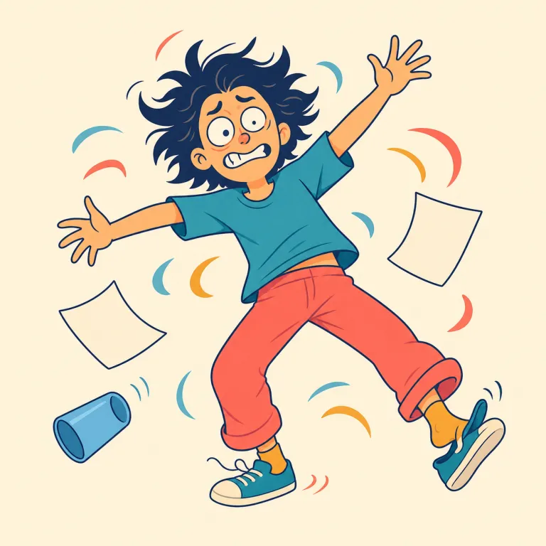 unhinged（正気でない・形容詞）の覚え方イラスト — まず `un-` は「反対・外れた」を作る定番接頭辞