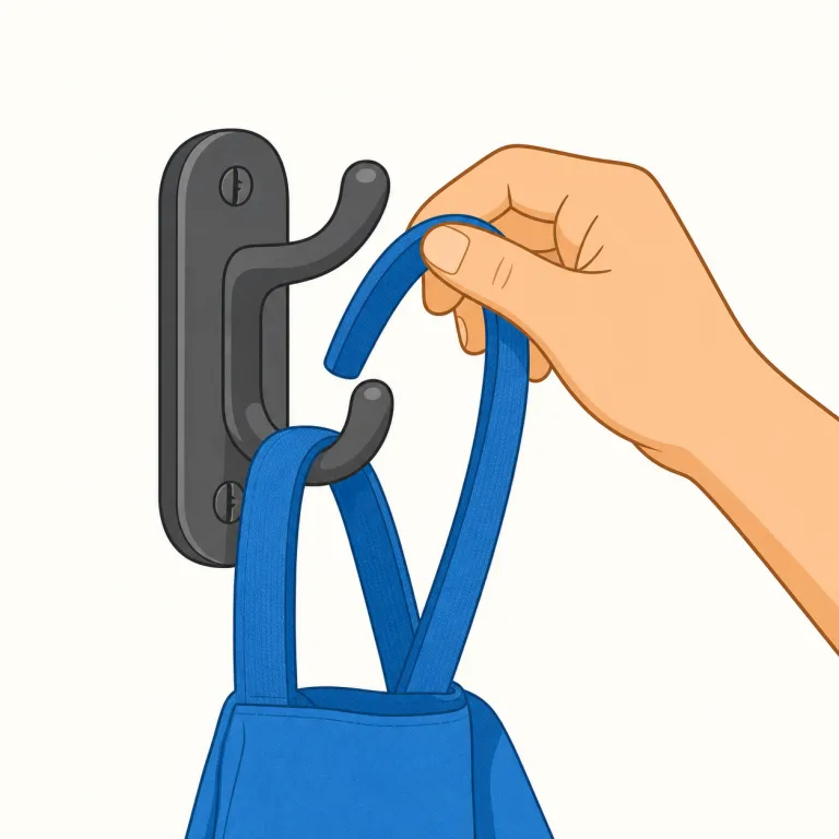 unhook（フックを外す・動詞）の覚え方イラスト — unhook は un- が「外す・元に戻す」働きをし、hook「フック・鉤」に掛かっているものを外す動作を表します