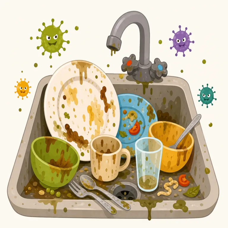 unhygienic（不衛生な・形容詞）の覚え方イラスト — まず un- は unhappy, unfair と同じ「反対・否定」の印なので、unhygienic は hygienic の逆だと取れるようにすると覚えやすいです