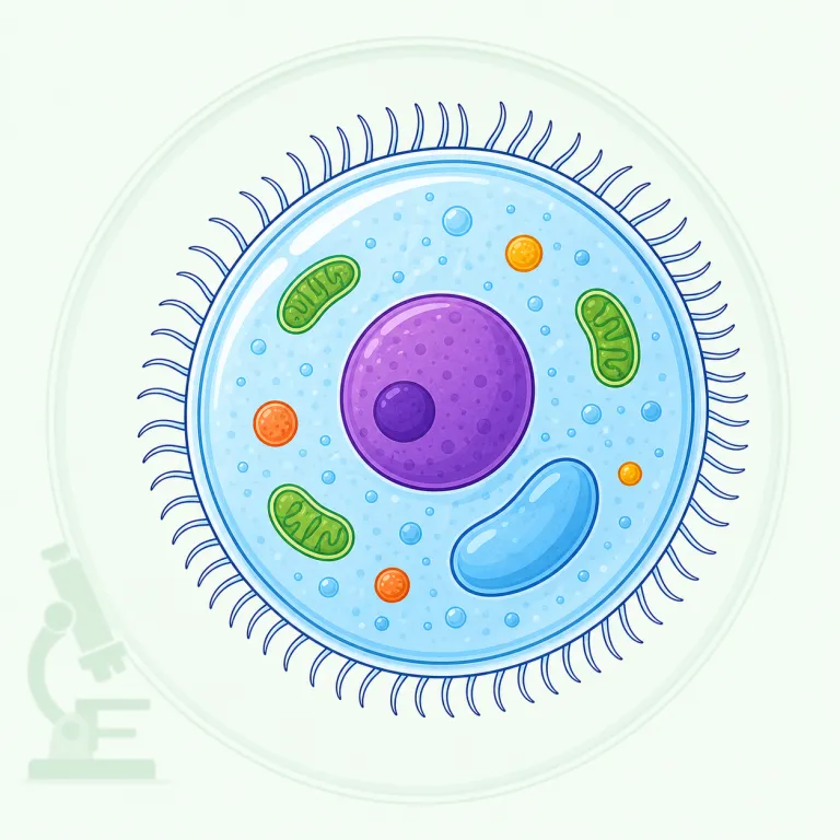 unicellular（一細胞性の・形容詞）の覚え方イラスト — uni- は unicycle（一輪車）や uniform（1つの形にそろった）にも見られる「一つ」の接頭辞です