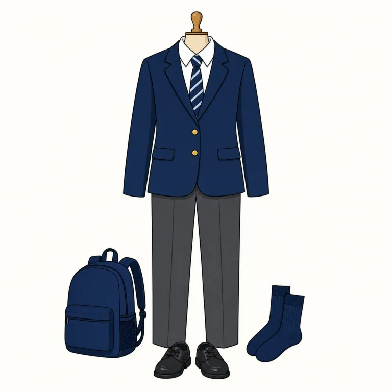 uniform（制服・名詞）の覚え方イラスト — 日本語の「ユニフォーム」は、この名詞用法そのものです