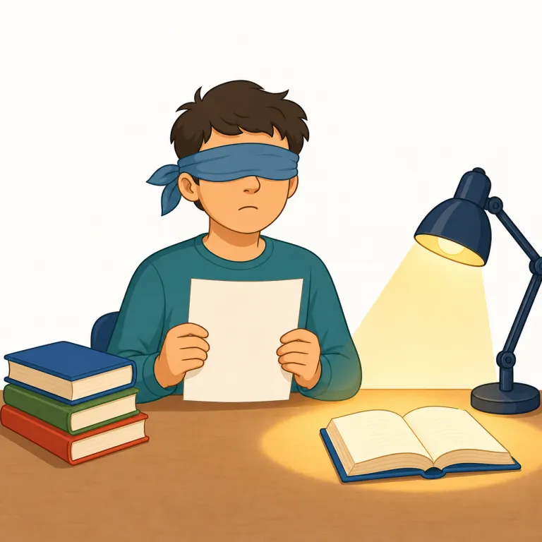 uninformed（無知な・形容詞）の覚え方イラスト — un- は否定、informed は「情報を与えられた状態」です