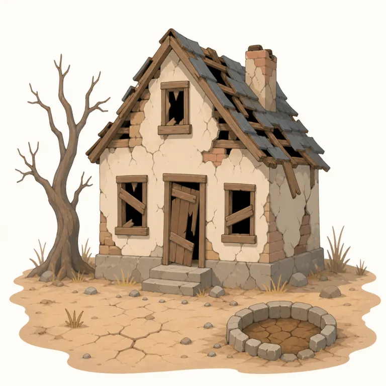 uninhabitable（住めない・形容詞）の覚え方イラスト — まず habitable「住める」を土台にし、語頭の un- が付くと意味が反転すると覚える