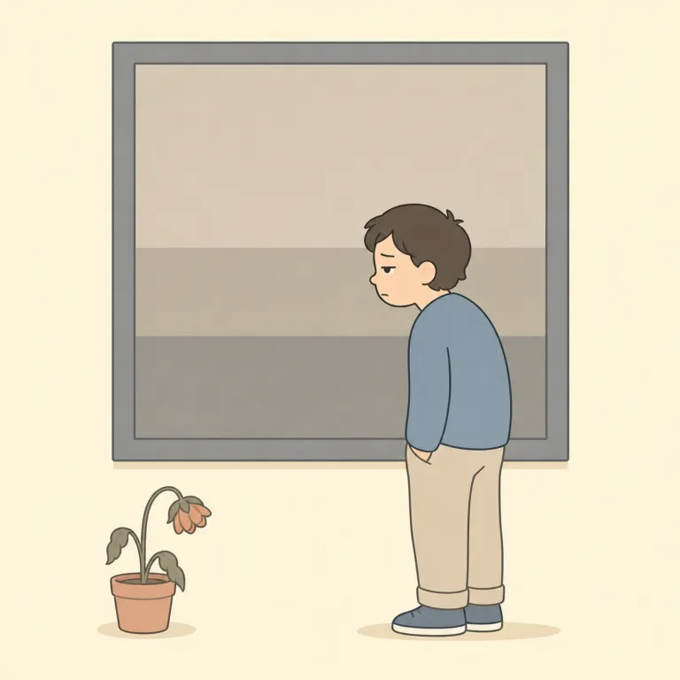 uninspiring（つまらない・形容詞）の覚え方イラスト — まず inspiring を知っていると覚えやすい語です