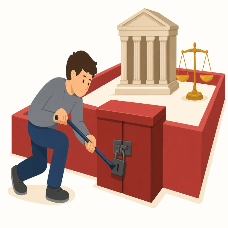 unlawfulの覚え方イラスト