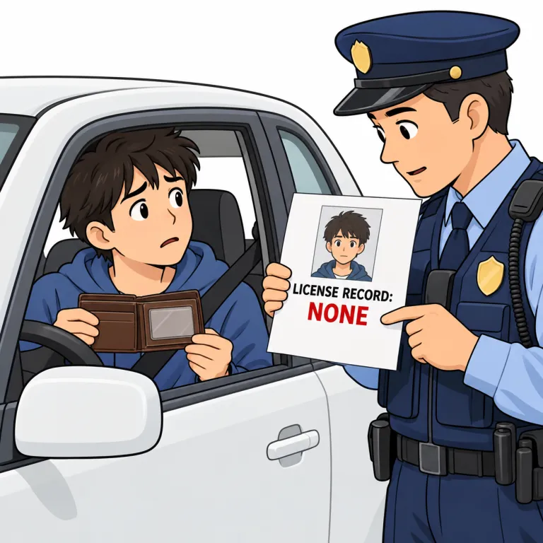 unlicensed（無免許の・adjective）の覚え方イラスト