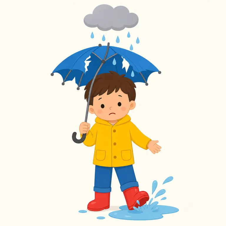 unlucky（不運な・形容詞）の覚え方イラスト — lucky「運がいい」を知っていれば、先頭に un- が付いて反対になるだけで「不運な」と取りやすいです