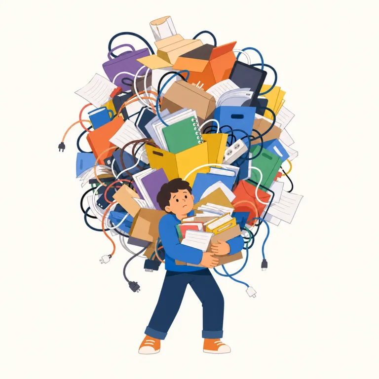 unmanageable（手に負えない・形容詞）の覚え方イラスト — まず manageable「扱える・管理できる」を核に置き、先頭に un- が付いて反対になると覚えると入りやすい語です