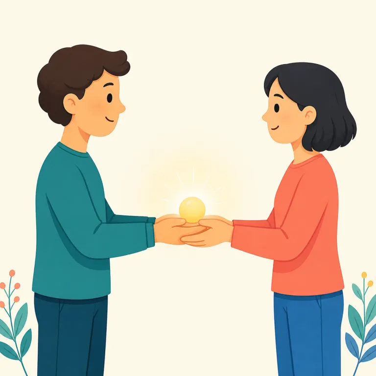unmediated（直接の・形容詞）の覚え方イラスト — mediate は「間に入って仲介する」で、media「媒体」やmiddle「中央」と意味上のつながりを意識するとよい