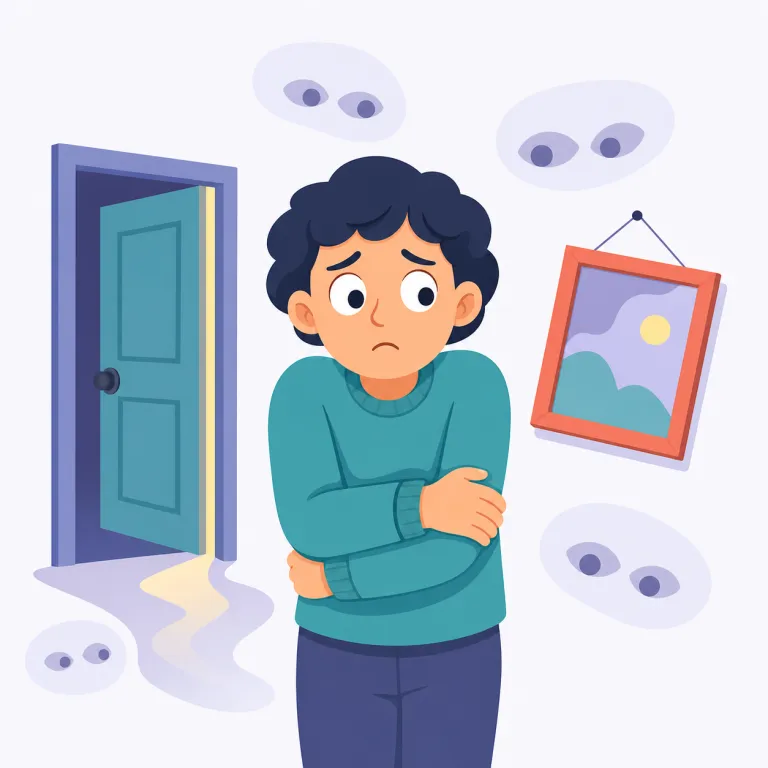 unnerving（不安にさせる、ぞっとするような・形容詞）の覚え方イラスト — unnerving は nerve「神経」や nervous「神経質な」を知っていると覚えやすい