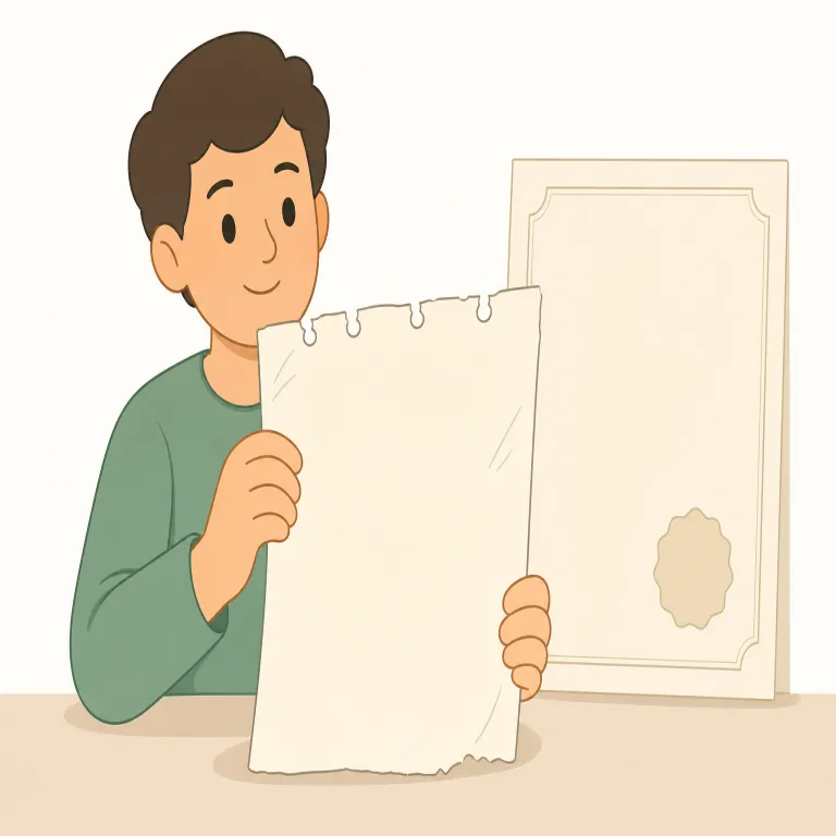unofficial（非公式・形容詞）の覚え方イラスト — unofficial は official「公式の・正式な」に un- が付いた形で、「公式ではない」と覚えます