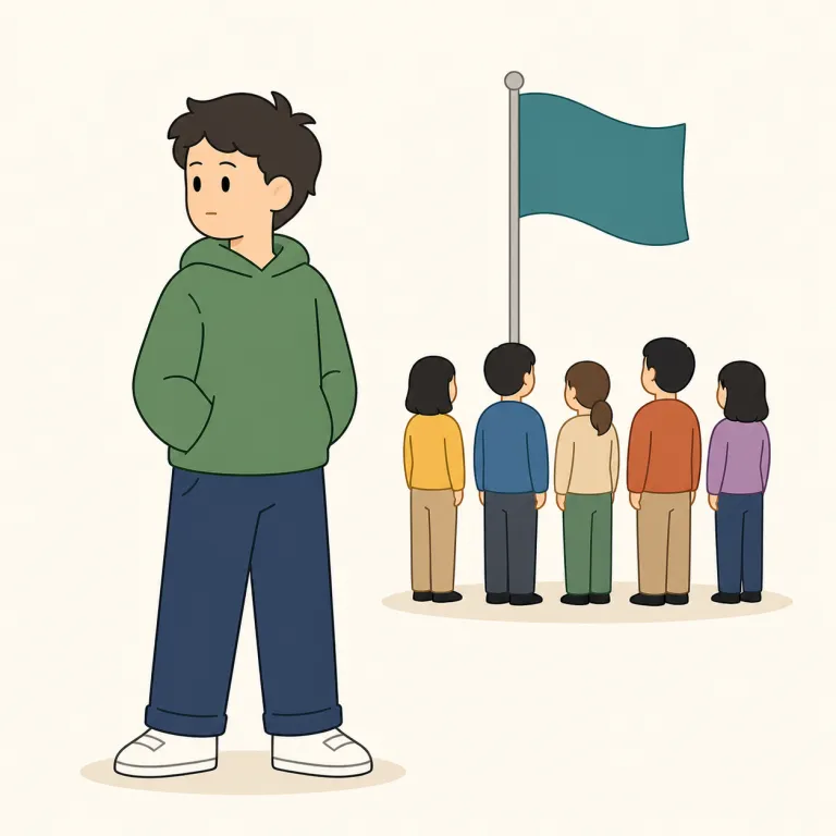 unpatriotic（非愛国的な、愛国心に欠ける・形容詞）の覚え方イラスト — un- は「〜でない」の定番接頭辞