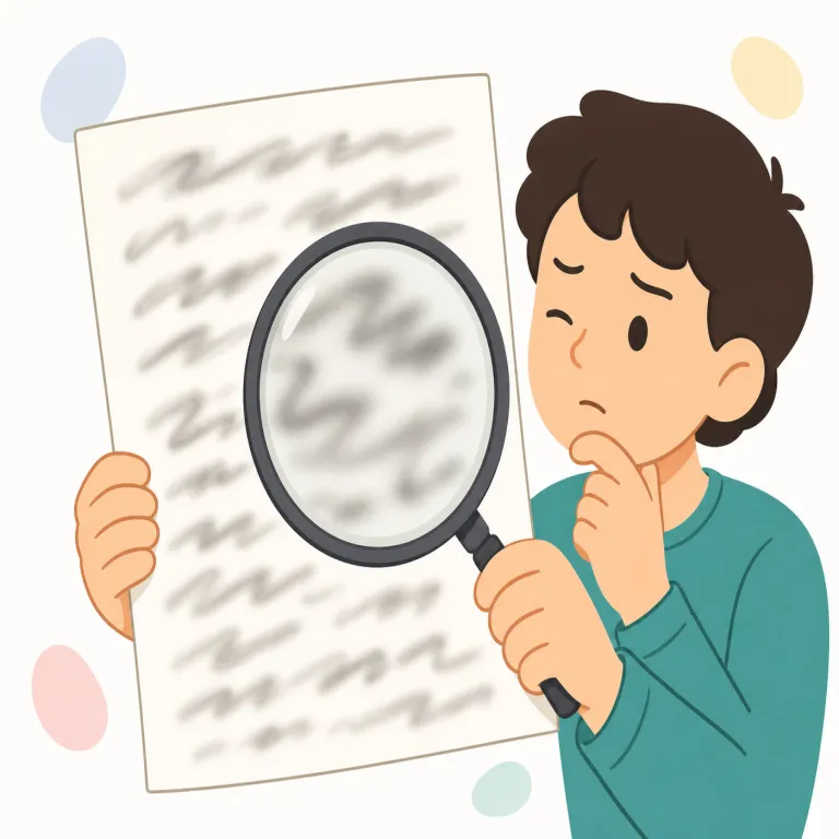unreadable（読めない、読み取れない・形容詞）の覚え方イラスト — まず readable「読める」を確実に押さえ、その反対が unreadable だと覚えると定着しやすいです