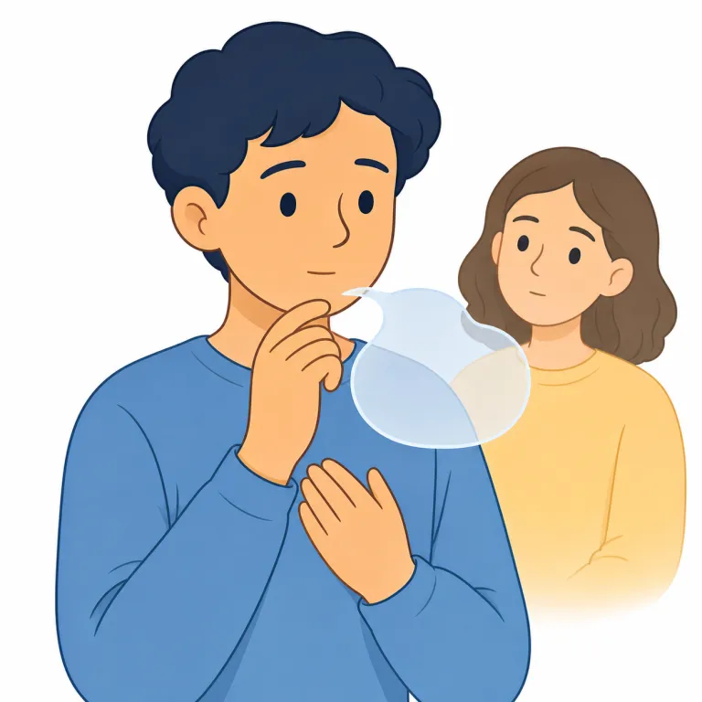 unsaid（言われていない・形容詞）の覚え方イラスト — unsaid は un-「否定」+ said「言われた」で、まず not said と分解すると覚えやすい語です