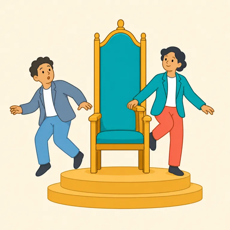 unseat（（地位から）失脚させる、追い落とす・動詞）の覚え方イラスト — seat は単なる「いす」だけでなく、議席・役職・王座のような「座」も表す語