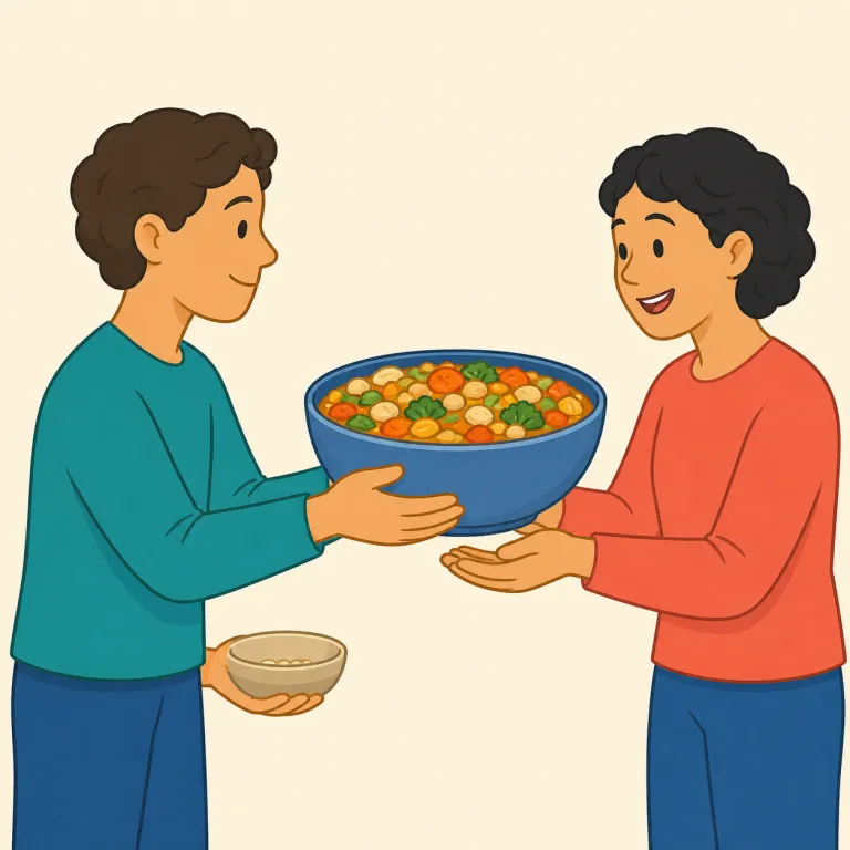 unselfishly（無私に・副詞）の覚え方イラスト — self（自分）→ selfish（自分勝手な）を知っていれば、unselfishly はその反対で『自分を前に出さずに』の感覚でつかめます
